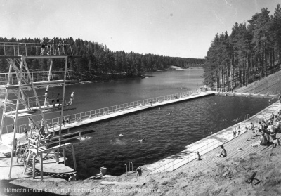Ahveniston maauimalan olympiahistoria